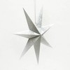 TopComfy Decorative Object Handmade Paper Star Elegant Holiday decor for Festive Spaces, White, 29.5"*1"*29.5" - 4 of 4