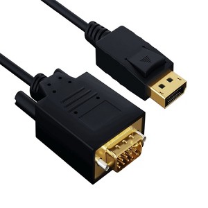 SANOXY 10ft Gold Plated Premium DisplayPort to VGA Male to Male Cable 28AWG - 1 of 4
