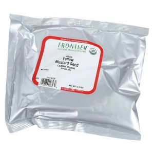 Frontier Co-Op Mustard Seed Organic Yellow Whole - 1 lb - 1 of 3