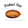 SEVOBAL Serving Platters Handmade Board for Cheese Charcuterie Presentations Entertaining Guests, Gifting to Cheese Lovers, Brown, 15"*10"*2" - 3 of 4