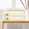 Unique Bargains Cotton Absorbent Quick Dry Lightweight Large Bath Towels 2 Packs - 3 of 4