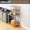30"x24" Stainless Steel Work Table with Adjustable Overshelf - 4 of 4