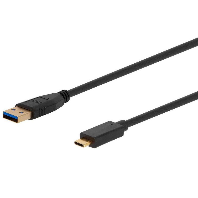 Monoprice USB 3.0 Type-C to Type-A Cable - 1.5 Feet - Black, For Nintendo Switch, Samsung Galaxy S10 S9 S8 Note, Android Google Pixel - Select Series, 2 of 7
