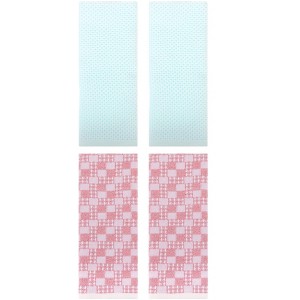 REGALWOVEN 4 Pcs Soft Absorbent Comfortable Waffle Design Hand Towel - 1 of 4