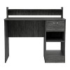 NicBex Home Office Desk 40.2" W Modern Writing Desk with 2 Open Shelves, 1 Storage Drawer and Wooden Frame for Office, Study, Living Room - 3 of 4