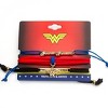 Adult Wonder Woman Blue, Black and Red Cord Bracelet Set (3 pack) - 2 of 2