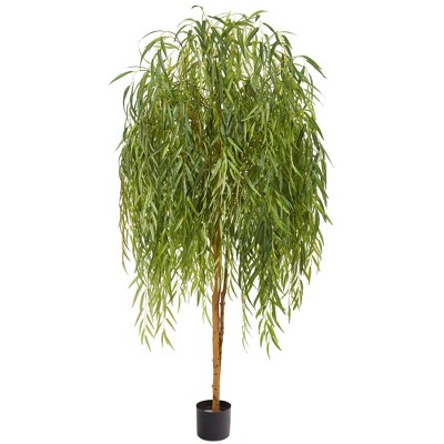 Nearly Natural 7’ Willow Artificial Tree