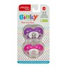 Playtex Baby – Binky Orthodontic Pacifier with Snap-On Cover, Air Comfort Shield, Medical-Grade Silicone, 0–6 Months, 2-Pack, Unicorn and Panda Design - 2 of 4