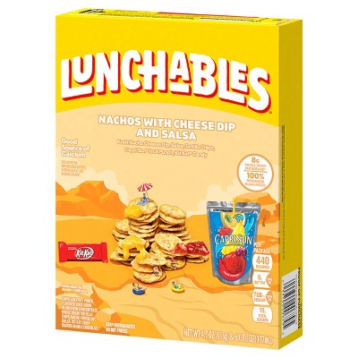 Lunchables Nachos Cheese Dip &#38; Salsa - 10.7oz