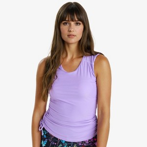 Calypsa Women's Closed Back UPF 50+ Tankini Maya Swim Top - 1 of 4