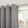 100"x84" Sun Zero Blackout Kenneth Extra-Wide Grommet Sliding Patio Door Curtain Panel - 2 of 3