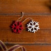 Melrose Wood Snowflake Ornament (Set of 12) - 4 of 4