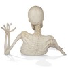 BOO BOX 35"  Groundbreaking Skeleton, White  - Exterior Halloween Decorations for Yard - 4 of 4