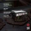GasOne 3 Burner Flat Top Grill – Auto Ignition Propane Portable Tabletop Gas Grill Premium Stainless Steel Body with Pre Season Griddle and Drip Tray - 2 of 4