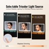 VEVOR Large Vanity Mirror with Lights,Three Color Lighting Modes,Lighted Makeup LED Mirror,5X Magnification,USB,Desktop Wall-Mounted 31.5x21.7in,White - 3 of 4