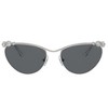 Swarovski SK 7017 400187 Womens Cat-Eye Sunglasses Silver 58mm - 2 of 3