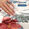 Modern Washable Area Rug for Living Room, Floral Pattern Floor Rug with Non Slip Backing, Low Pile Floor Carpet for Living Room Office - 3 of 4