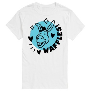 Men's - Shrek - Donkey Waffles Short Sleeve Graphic T-Shirt - 1 of 4