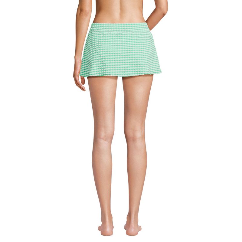 Lands' End Women's Chlorine Resistant Mini Swim Skirt Swim Bottoms, 2 of 4