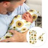 Sweet Jojo Designs Girl Newborn Baby Layette Gift Set Sunflower Multicolor 8pc - 2 of 4