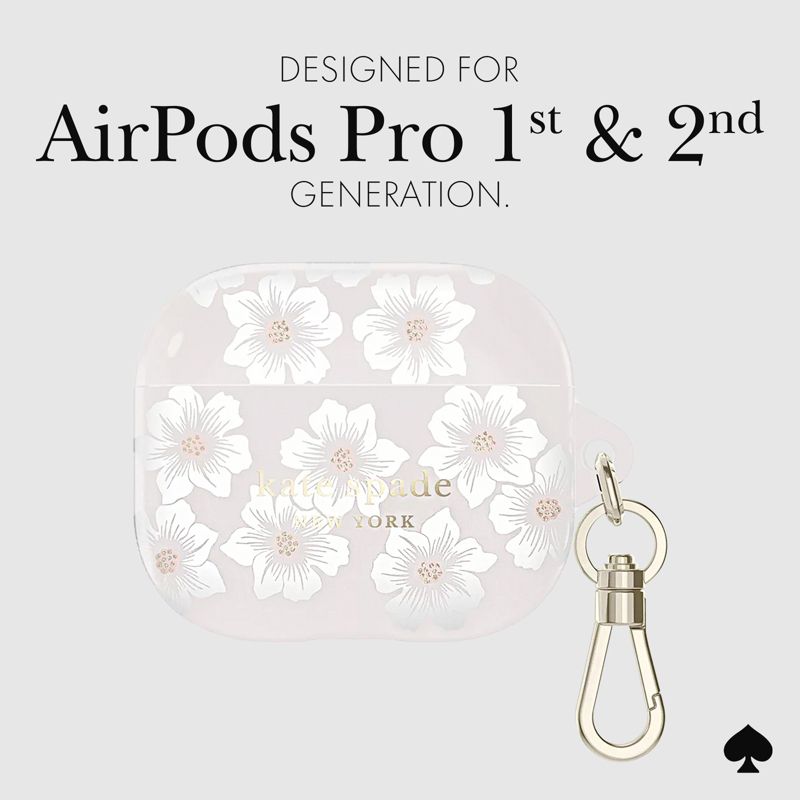 Kate Spade New York AirPods Pro (1st / 2nd gen.) Protective Case - Hollyhock Cream, 2 of 7