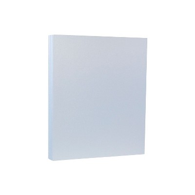 JAM Paper Matte Colored Paper 28 lbs. 8.5" x 11" Baby Blue 50 Sheets/Pack (5155794)