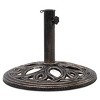 Tangkula 18"Round Umbrella Base Stand Cast Iron Heavy Duty 23lbs - 2 of 4