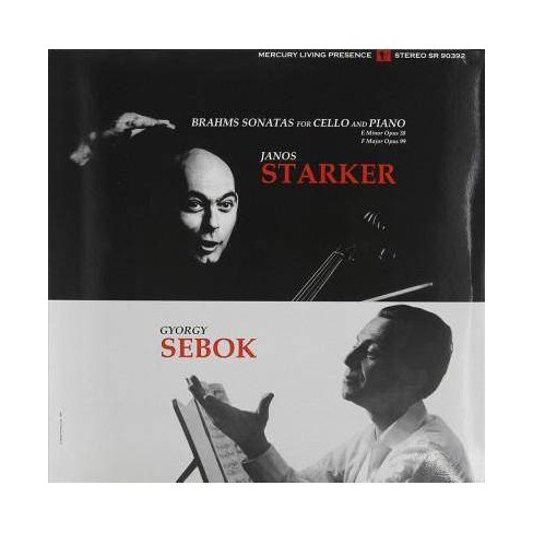 Janos Starker - Brahms: Sonatas For Cello And Piano Nos. 1 & 2 (Vinyl) - image 1 of 1