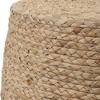 Uttermost Resort Straw Accent Stool - 4 of 4
