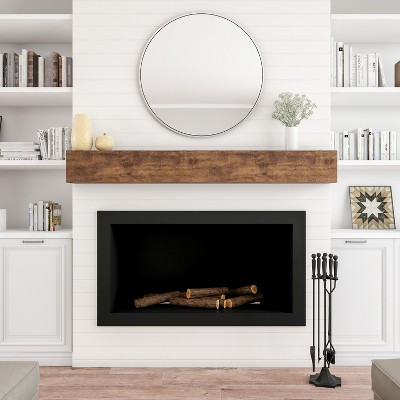 Hastings Black Wrought Iron 5-Piece Fireplace Tool Set with Stand