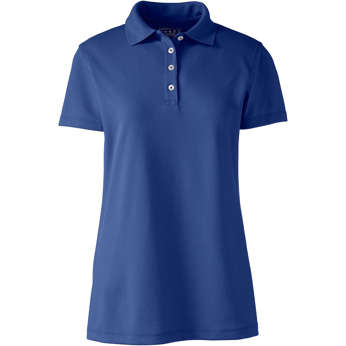 Lands' End Women's Short Sleeve Polyester Polo Shirt - thumbnail 9