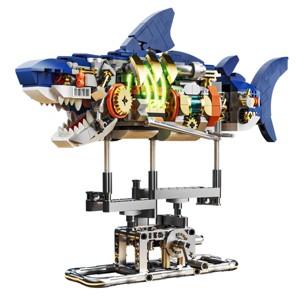 Insoon Mechanical Shark Building Set, 687 Piece Movable Ocean Animal Toy Aged 12+ - 1 of 4