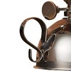 Kings County Tools 9-Inch Tall Nickel Oil Lamp - 4 of 4