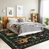 Vintage Animal Rugs, Washable Soft Low Pile Non Slip Large Carpet for Living Room, Nursery, Farmhouse, Hallway, Entryway, Laundry, Nursery, Kids Room - 3 of 4