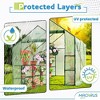 Ogrow Deluxe Walk-In Greenhouse / Bloomhouse / Seed Starter with Tiers and Shelves - 4 of 4