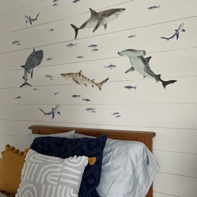 thumbnail image 2 of Shark Peel And Stick Giant Wall Decals 2 of 14