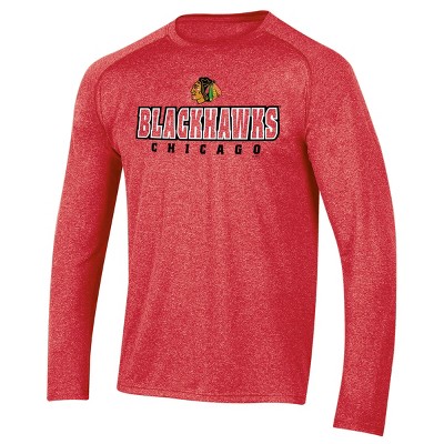 NHL Chicago Blackhawks Men's Goal Scorer Long Sleeve Performance T-Shirt S