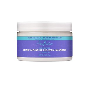 Shea Moisture - Aloe Butter, Scalp Moisture Pre Wash Masque, 4 Oz - 1 of 4