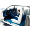 1972 Ford Mustang Sprint White with Blue Stripes "Class of 1972" "American Muscle" Series 1/18 Diecast Model Car by Auto World - 4 of 4