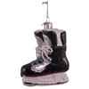 Kurt Adler Noble Gems Glass Ornament for Christmas Tree, Ice Hockey Skates - 3 of 4