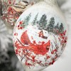 4.75"H Sullivans Woodland Teardrop Christmas Ornaments Set of 2, Multicolor, Christmas Tree Decor - 2 of 2