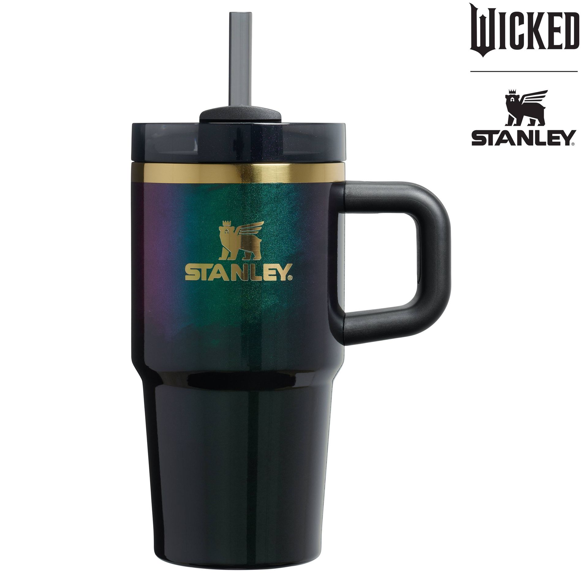 Stanley 20 oz Stainless Steel H2.0 Flowstate Quencher Tumbler Elphaba For Good