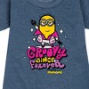 Girls' - Despicable Me Minions - Groovy Since Forever Graphic Short Sleeve Fleece Dress - 2 of 4