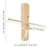 Uncle Dunkels Teeter Totter Squirrel Feeder; Rustic Handmade Squirrel Corn Cob Seesaw - 3 of 4