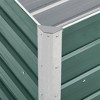 vidaXL Garden Raised Bed in Green - Galvanized Steel Rectangular Planter Box Ideal for Outdoor Planting - 94.5 - 4 of 4