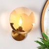 LNC Aedrusson 1-Lights 7.9" Luxury and Glam Geometric Crystal Wall Lights, Gold - 2 of 4