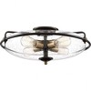 Quoizel Lighting Griffin 4 - Light Flush Mount in  Palladian Bronze - 3 of 4
