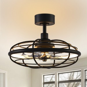 Airsurfer 21-inch 7-Blade Dimmable LED Ceiling Fan with Light and Remote - 1 of 4