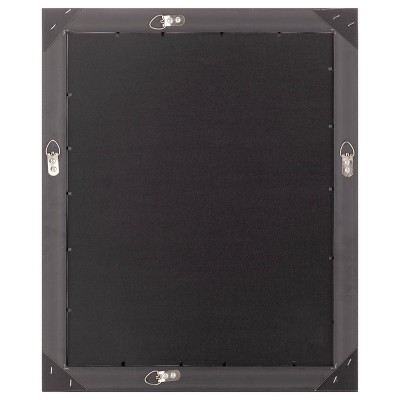 16x20 Graywash Large Wall Frame with Rustic Scoop Profile