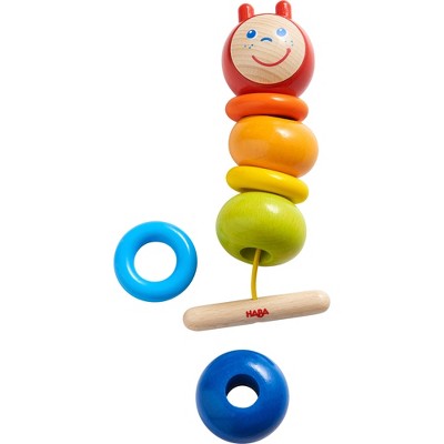 HABA Threading Game Caterpillar (Made in Germany)